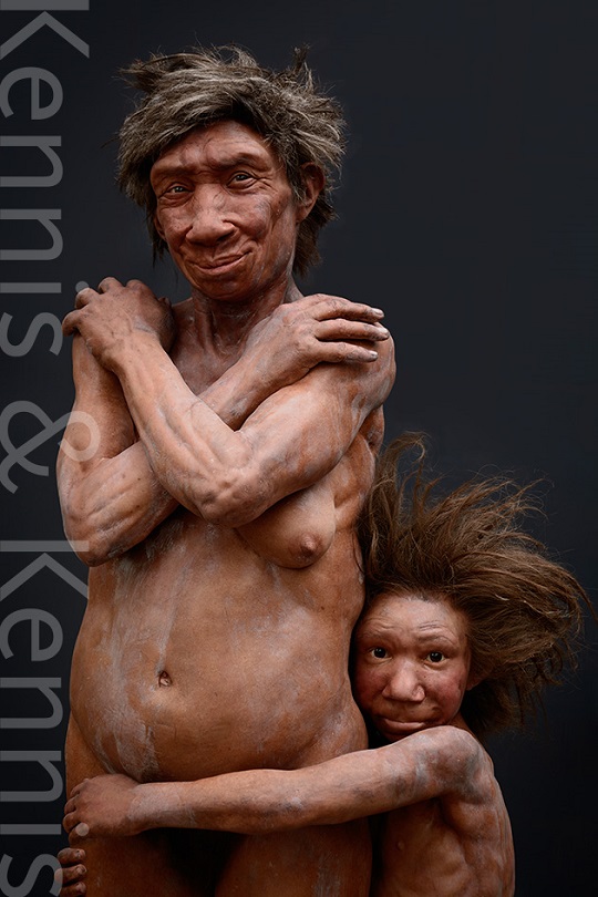 Neanderthal Gibraltar 1 and 2; Nana and Flint