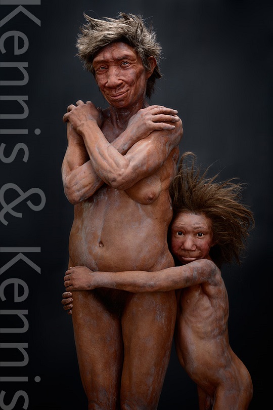 Neanderthal Gibraltar 1 and 2; Nana and Flint