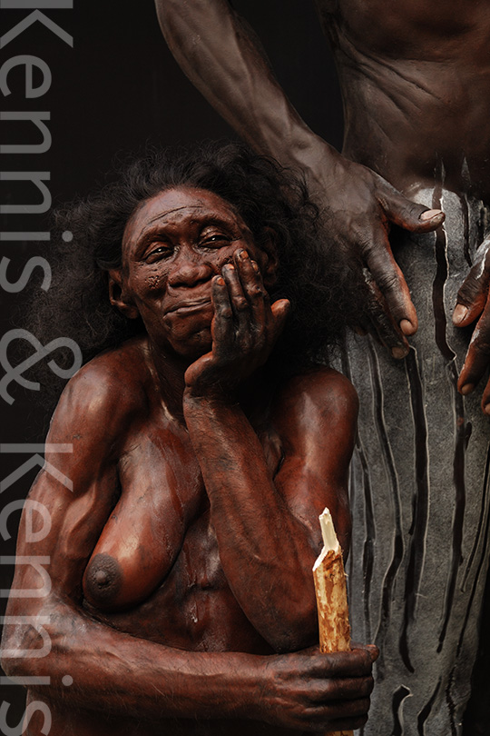 Homo floresiensis next to Jebel Irhoud