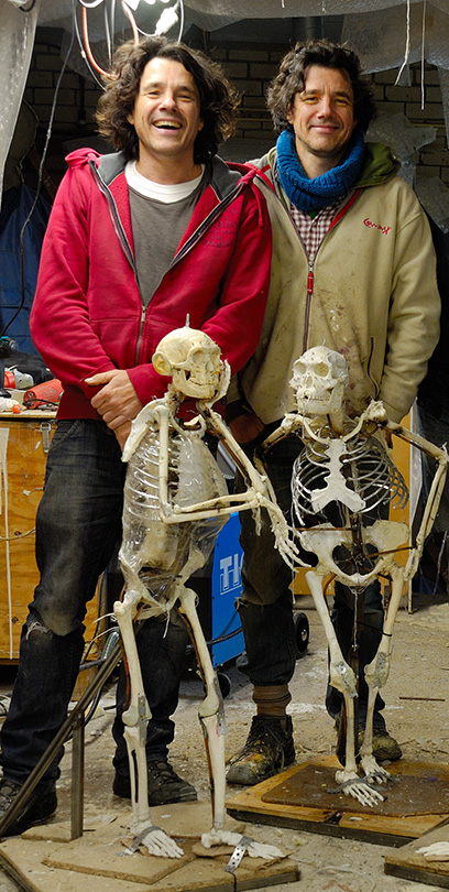 Adrie (left) Alfons (right)