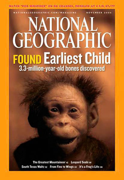 National Geographic Cover with Dikika