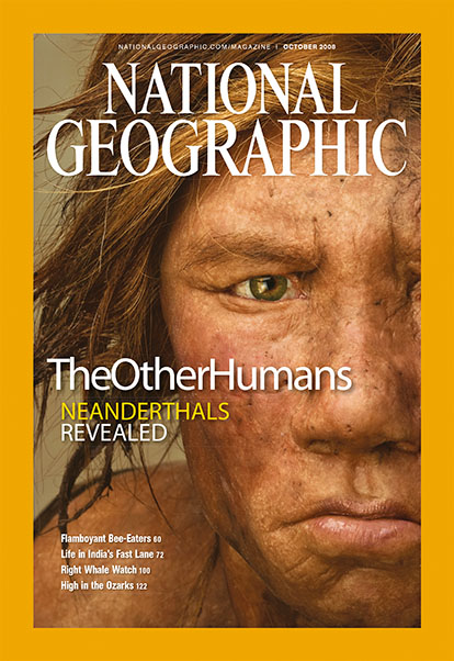 National Geographic cover Neanderthal Wilma